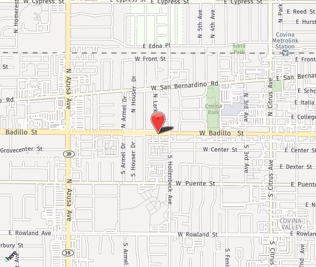 Location Map: 518 West Badillo St. Covina, CA 91722