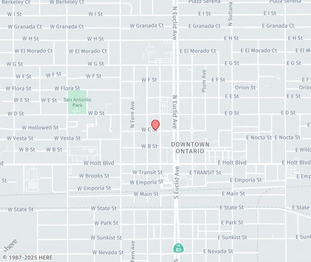 Location Map: 210 West C St. Ontario, CA 91762
