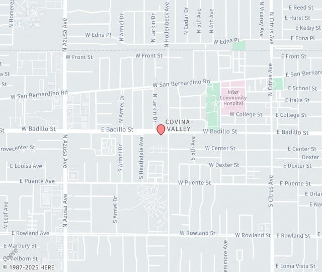 Location Map: 518 West Badillo St. Covina, California 91722