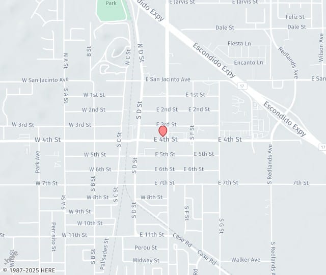 Location Map: 180 E. 4th St., Suite A Perris, California 92570